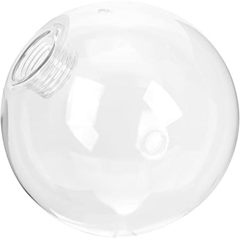 ORFOFE Pantalla de Lámpara de Globo de Cristal Blanco Base G9, Fácil de Instalar y Protección para Bombillas, Adecuado para Decoración del Hogar