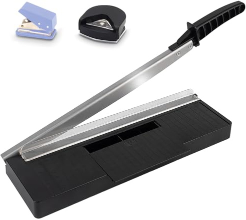 Papierschneider A4/B5/A5/B6/B7 Manuell Schneidemaschine Hebelschneider Papierschneider Hebelschneider Schere Perfekt für Foto, Papier, Pappe Höchste Präzision