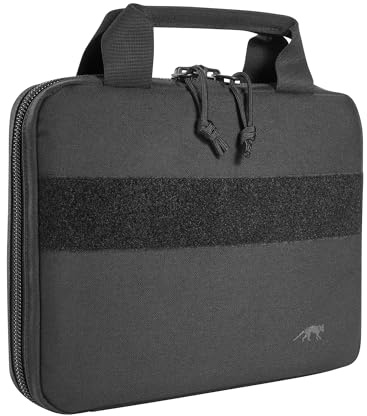 Tasmanian Tiger TT Pistol Bag Small Gepolsterte Waffentasche für Kurzwaffen mit einklettbarer Magazinhalterung und abschließbaren RV-Schiebern