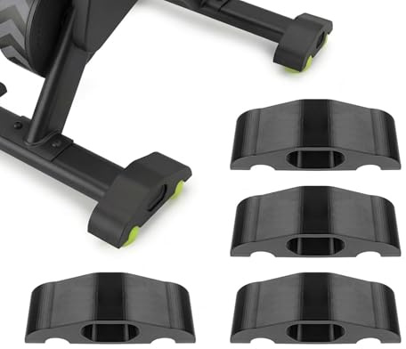 Rocker Feet Adapter Set for Wahoo Kickr Core 2, Compatible with Indoor Bike Trainer for Stable Ride, Noise Reduction, Easy Installation