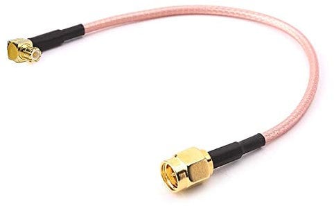 TengKo SMA to MCX RF Pigtail Jumper - 15cm Coax Cable Assembly