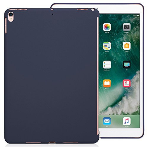 KHOMO iPad Air 3 10.5 (2019) / iPad Pro 10.5 (2017) Rückseite Abdeckung Case Hülle Schutzhülle Kompatibel mit Smart Cover und Testatur - Dunkelblau