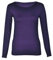 Kids Plain Basic Top Long Sleeve Girls Boys Uniform T-Shirt Tops 2-13 Years (7-8 Years, Purple)