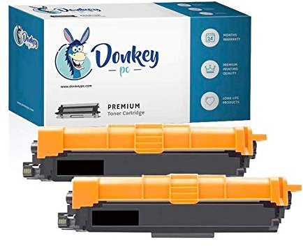 Donkey pc - 2 x TN247BK TN-247BK TN243BK TN-243BK kompatibler Brother Toner für HL-L3210CW HL-L3230CDW HL-L3270CDW MFC-L3710CDW MFC-L3750CDW MFC-L3770CDW MFC-L3730CDW DCP-L3510CDW 6.000 Seiten
