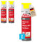 Alfa 3x Markierungsspray neon-gelb 500 ml Profi-Qualität für saubere und präzise Markierungen mit flexibler 360° Sprühanwendung (Überkopffunktion)