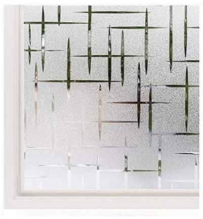 Fensterfolie Milchglas Selbstklebend,Milchglasfolie Ornamente, Sichtschutzfolie Fenster Folie Milchglas Für Büro Oder Zuhause,50x300cm(20x119)