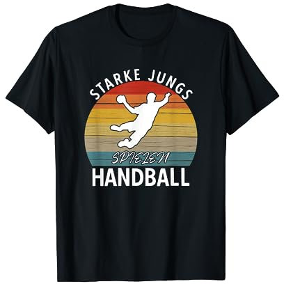 Handballspieler Handballer, Starke Jungs Spielen Handball T-Shirt