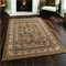 B&B Traditional Runners Rugs for Bedroom - Floral Pattern Low Profile Classical Oriental Rug Living Room - 0207 Beige Hallway Runner Rug - 80 X 150 cm
