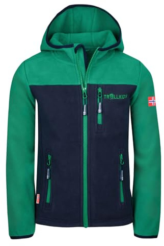 Trollkids Kids Stavanger Jacket 104, Pepper Green