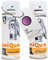 uniQum Spraydose Autolack + Klarlack für BMW LILA FE86-403X Autolack Reparatur 2x 400 ml