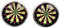 Stechschmuck Ohrstecker Handmade Ohrclips Ohrklemmen Dartscheibe Silber Farben Damen Kinder Kitsch Kawaii 1 Paar Größe Wählbar (Ohrclips 12mm)