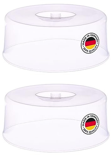 Westmark 2X Cloche à Gâteau, Ø 30 cm, avec Poignée, Plastique, Transparent, 342422E3