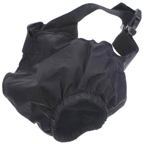 Beaupretty 2pièces Masque Anti-lumière pour Animaux Accessoire De Décompression pour Chiens Ajustable Noir