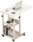 Warmiehomy Overbed Table with Lockable Wheels & Liftable Top,Movable Bed Desk Adjustable Height 68~85cm,Bedside Desk for Hospital bed Bedroom Sofa（White