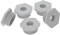 Kalitec G6251600 Lot de 5 réducteurs M25/M16 en plastique gris clair I Réducteur presse-étoupe hexagonal I Filetage intérieur M16 I Filetage extérieur M25 I IP68