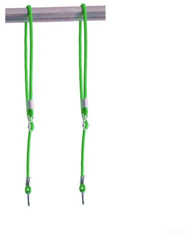 Eine großartige Wahl, verstellbares 2-teiliges Seil-Set für Outdoor-Abenteuer (grün)