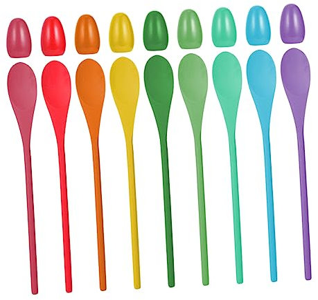 Abaodam Piece Wooden Egg and Spoon Race Game Toys for Birthday Halloween Carnival and Family Gatherings Random