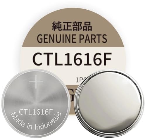 HamnaKhu CTL1616F Battery,Replacement for Casio Solar Powered Watches - Fits #10065657#10291127#10382262#10175828#94806704,Replacement for Panasonic CTL1616 CTL1616F Battery Cell