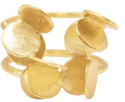 Heideman Ring Damen – moderner Statement-Schmuck | künstlerisches Design mit Plättchen | stilvoll & kreativ für jeden Anlass