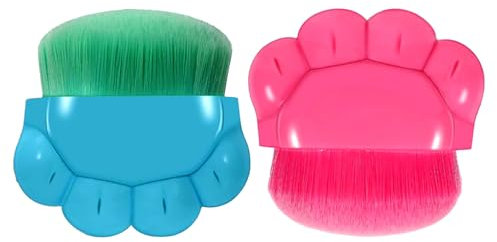 2 Stück Sonnencreme-Applikator für Kinder - Sonnenlotion-Pinsel mit Schutzkappe, weichen Borsten, sauberem Auftrag - Ideal für Reisen, Strand & den Außenbereich - von Mobi Lock