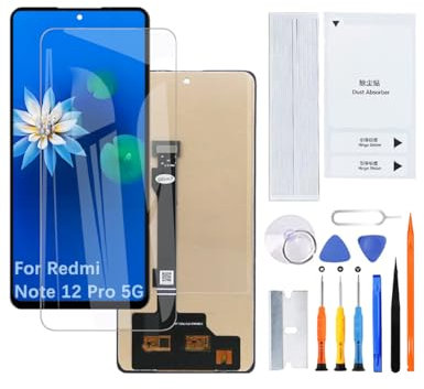 H&LYCYJ Pantalla de repuesto para Xiaomi Redmi Note 12 Pro 5G TFT 22101316C 22101316I 23013RK75C 22101316G Pantalla LCD de repuesto con kit
