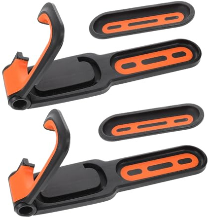 GAROZATION 2pcs Mountain Bike Display Rack Wall-mounted Bike Brackets Rotatable Heavy Duty for Garage Home