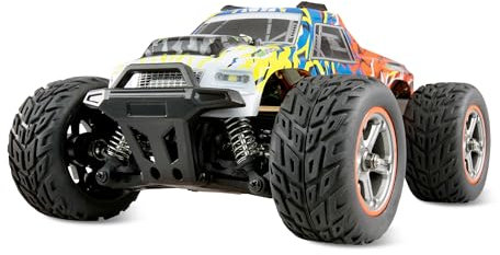 Amewi MAX20 Monstertruck Brushed 50km/h 4WD 1:20 RTR blau/orange RC ferngesteuert