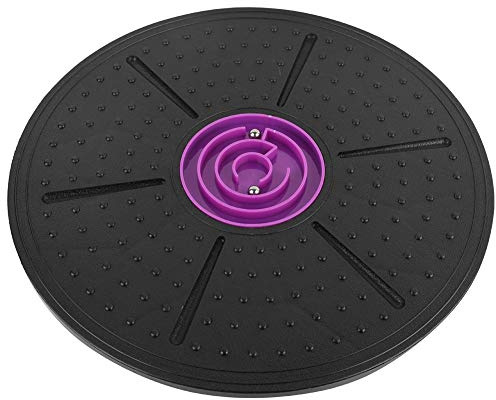 BALANCE BOARD LILA LABYRINTH WOBBLE YOGA TRAINING FITNESS ÜBUNG STABILITÄTSSCHEIBE FÜR DAS HOME OFFICE GYM