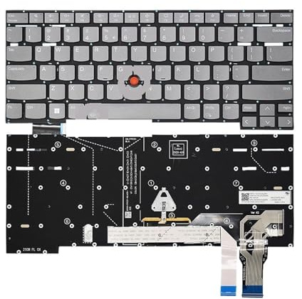 STYOZDH Russische Laptop-Tastatur mit Hintergrundbeleuchtung für Thinkpad 2021(US P1 Gen4 Grey)