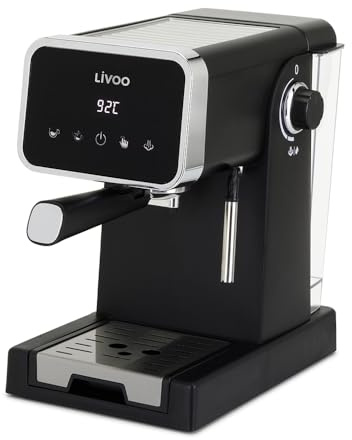 Livoo - Espressokaffeemaschine DOD218N – 20 bar, 1100 W, inklusive Zubehör