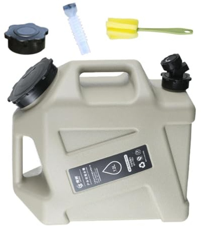 Fxzqgnh Contenedor de Agua de 12 litros para Camping, Garrafa de Agua, Cubo para Senderismo Y Actividades Al Aire Libre.
