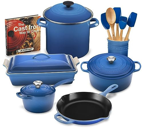 Le Creuset - Batería de cocina de 16 piezas