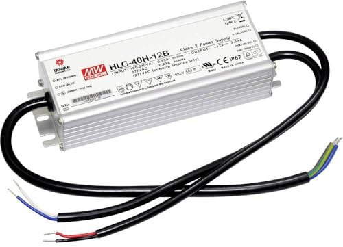 Mean Well HLG-40H-12B LED-Treiber, LED-Trafo Konstantspannung, Konstantstrom 39 W 3.33 A 7.2-12 V/DC dimmbar, PFC-Sch