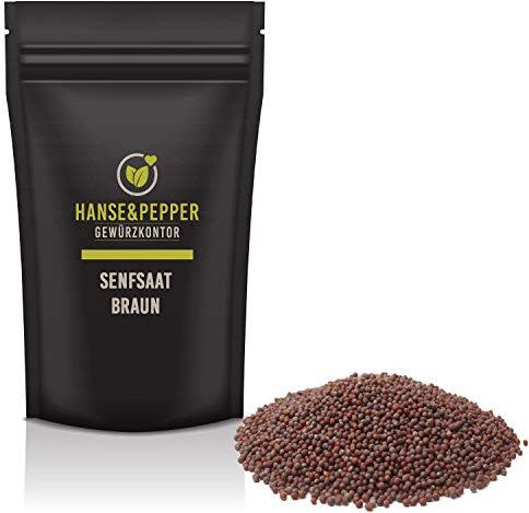 1kg Senfsaat braun ganz Senfkörner Sehr Aromatisch Spitzenqualität - Taste Line Serie