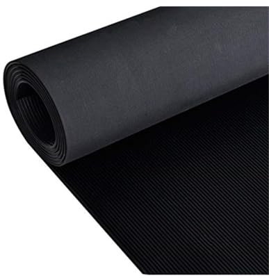 JARDIN202 - Estera Antideslizante Cordoncillo Fino 3mm - Suelo Caucho Goma | 2x1 metros -