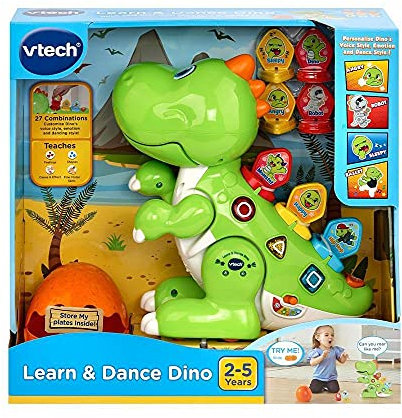 Vtech 518703 Lern- und Tanz-Dino, Mehrfarbig