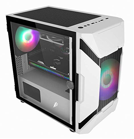 PALICOMP Gaming PC AMD RYZEN 9 3900X 3.8Ghz / Turbo 4.6Ghz 12 Core 24 Threads - 16GB DDR4 RAM - 1TB Sata3 HDD - NO OS - GT710 2GB GRAPHICS CARD - EXPEDITION WHITE