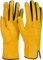 styleBREAKER Damen Touchscreen Handschuhe mit Farbkontrast und Fleece Futter, warme Thermo Fingerhandschuhe, Winter 09010030, Farbe:Curry