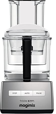 Magimix 5200XL Premium Food Processor | 3.7L BPA-Free Bowl | Quiet & Powerful Motor | Multifunctional 8 in 1 Solution | Satin | 18714