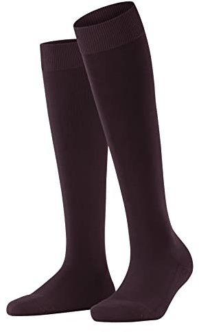 FALKE Damen ClimaWool Kniestrümpfe atmungsaktive klimaregulierende geruchshemmende Wolle Lyocell sehr langlebig verstärkt elegant fein ultra leichtes Gefühl auf der Haut 1 Paar | aus klimaregulierender Wolle-Lyocell Mischung