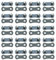 ECSiNG 20 Sets Chainsaw Chain Joining Links Chainsaw Master Link Repair Preset Strap Compatible with Small 3/8LP Gauge 1.3mm Chain Fit for Chains from 33 to 70 Links