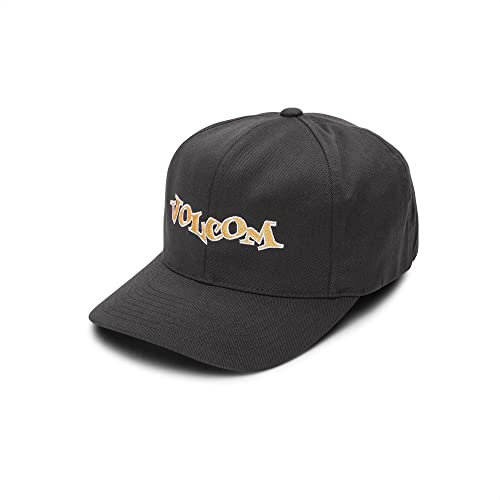 Volcom Herren Demo verstellbare Mütze Baseballkappe, Schwarz abgespült, Einheitsgröße