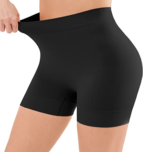 YADIFEN Womens Anti Chafing Shorts Smooth Seamless Boxers Underwear | Ultra Soft Stretchy Safety Shorts Boyshorts Panties for Under Skirts & Dresses