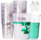 LET'S RESIN Resin Mixing Cups, 45pcs 32oz(1000ml) 2 Scales Accurate Paint Mixing Cup with Protective Gloves, Sturdy & Thick Disposable Measuring Cups for Paint, Pigments, Art, Auto Resin Mixer