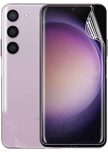 [2Pcs] Film de Protection d'écran Hydrogel pour Samsung Galaxy S23 (6.1), [Clear HD] Film Protecteur TPU Souple [Pas de Verre]
