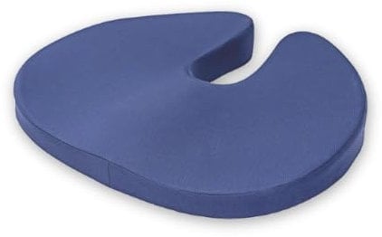 Inphysio U-förmiges Kissen - Bambus-Sitzkissen für Bürostühle - Bambuskohle durchdrungener Memory-Schaum Hypoallergen Feuchtigkeitsabsorbierend - 45.8x37.5x6.4 cm