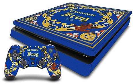 Head Case Designs Officially Licensed Harry Potter Chocolate Frog Graphics Vinyl Sticker Gaming Skin Decal Cover Compatible With Sony PlayStation 4 PS4 Slim Console and DualShock 4 Controller