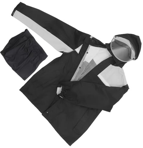 SOLUSTRE Traje De Lluvia Para Motocicleta Chaqueta y De Lluvia Impermeables Completo Para Hombres Para Motociclistas