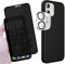 h24z The Black Case, iPhone 11 Privacy Screen and Camera Lens Protector provide elegant, durable and private protection.
