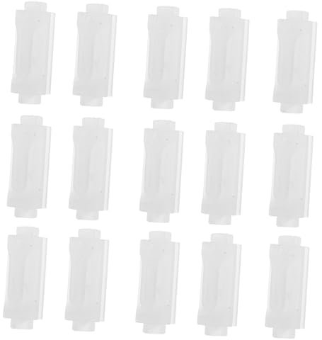 Zerodeko 15pcs Venetian Blind Cord Winder Rope Winding Hooks for Window Curtain Reusable Indoor Blind Cord Wrap Cleats